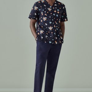space-party-mens-scrub-top
